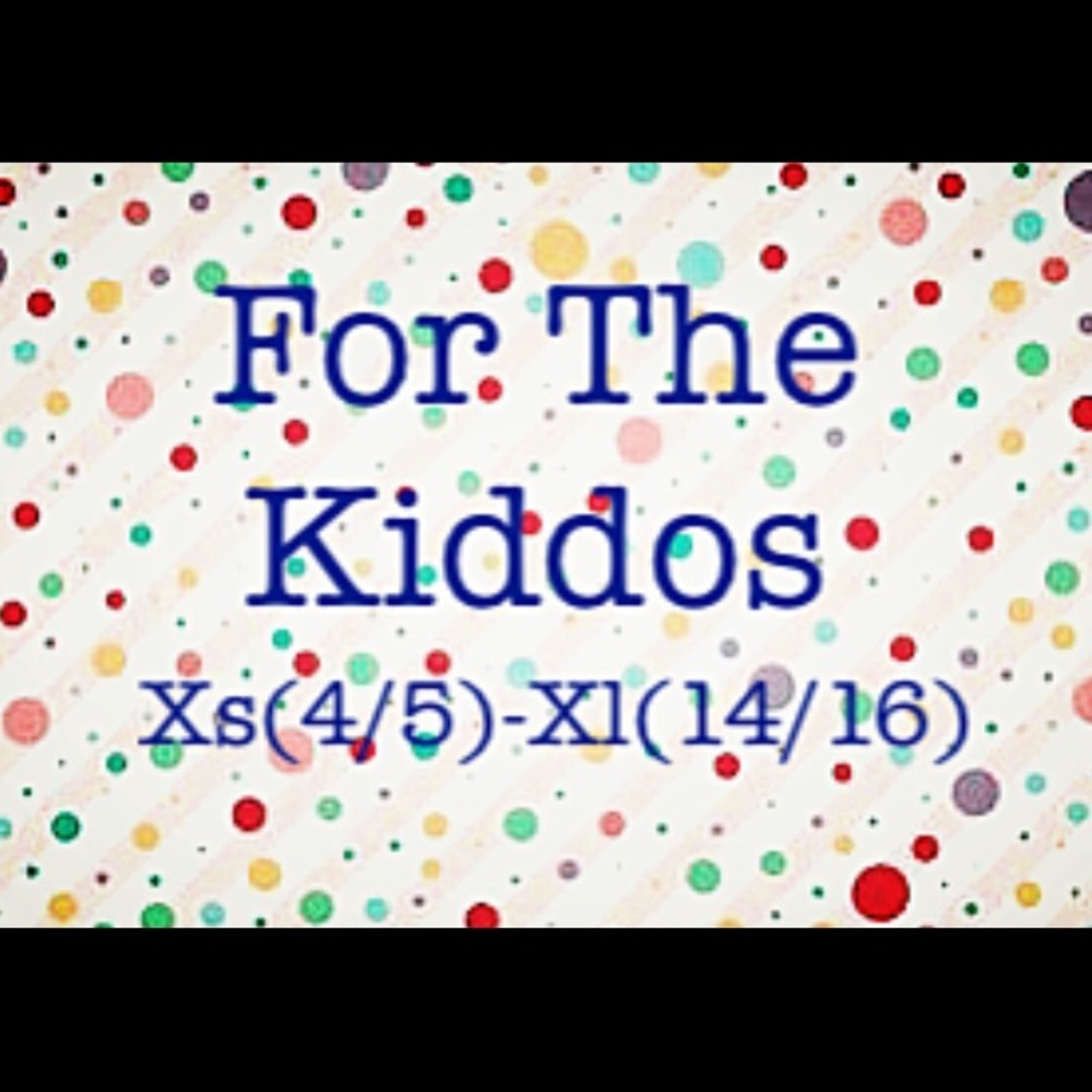 KIDS APPAREL! Girls & boys Sizes Xs(4/5)-XL(14/16)
